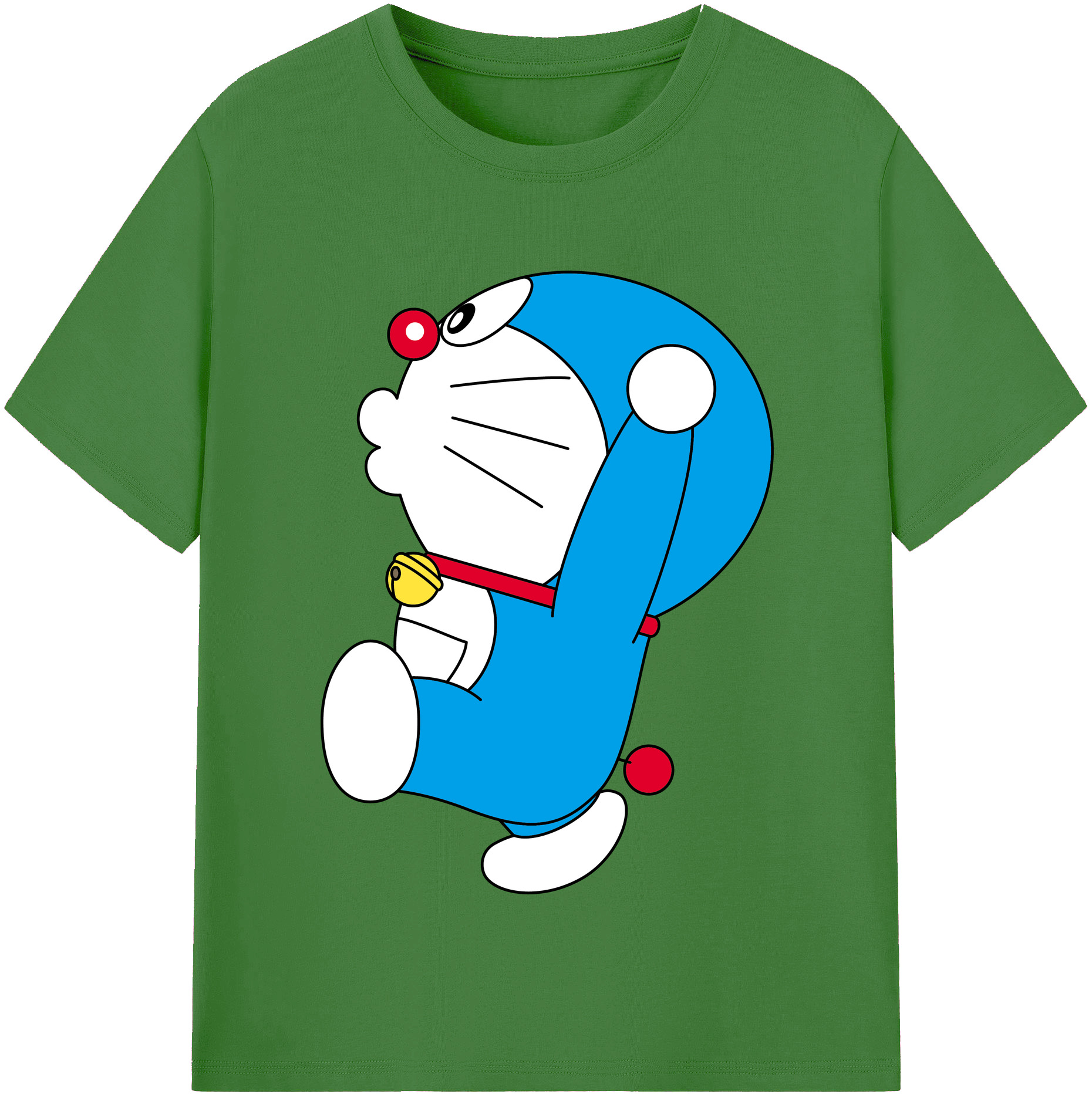 （画像用） ドラえもん Doraemon レディースカジュアルプリントTシャツ（綿100％）